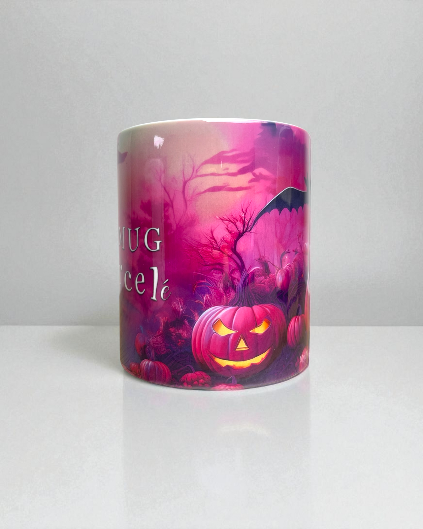 Mug en céramique 330ml, mon mug ensorcelé, Halloween, personnalisable
