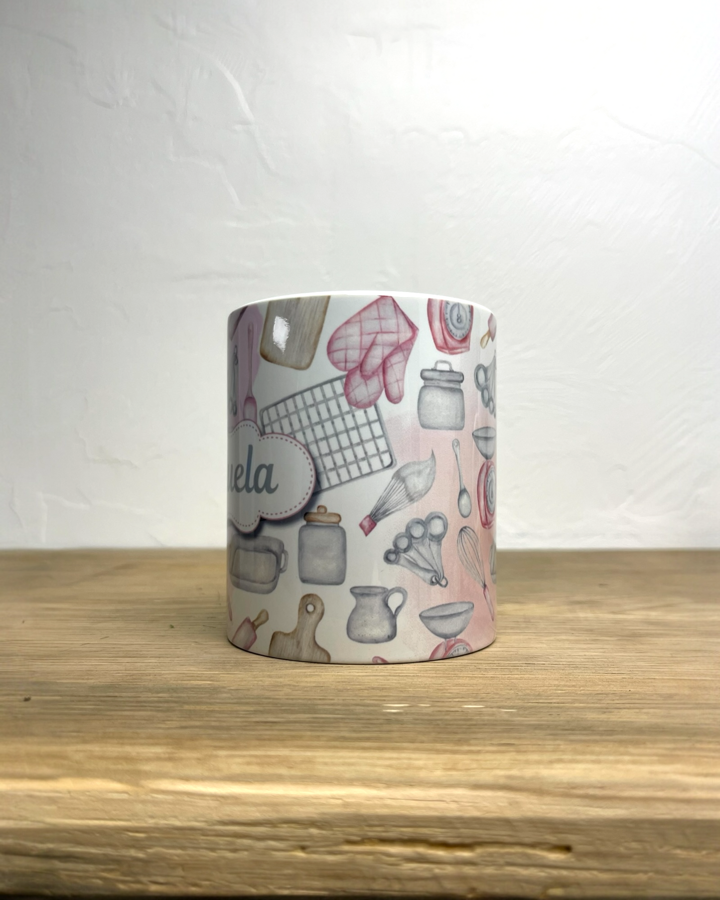 Mug en céramique 330ml, cuisine ustensile, prénom, personnalisable