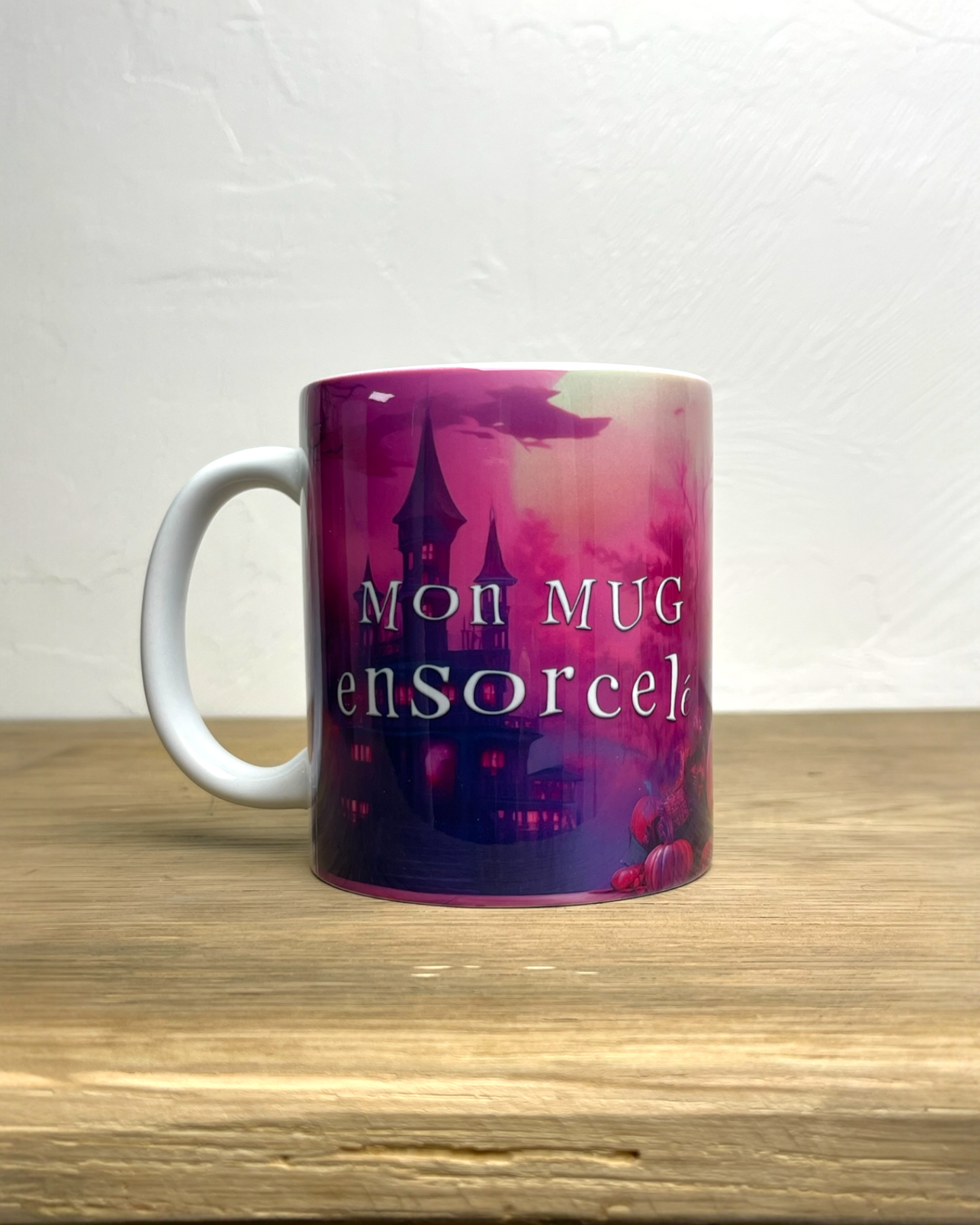 Mug en céramique 330ml, mon mug ensorcelé, Halloween, personnalisable