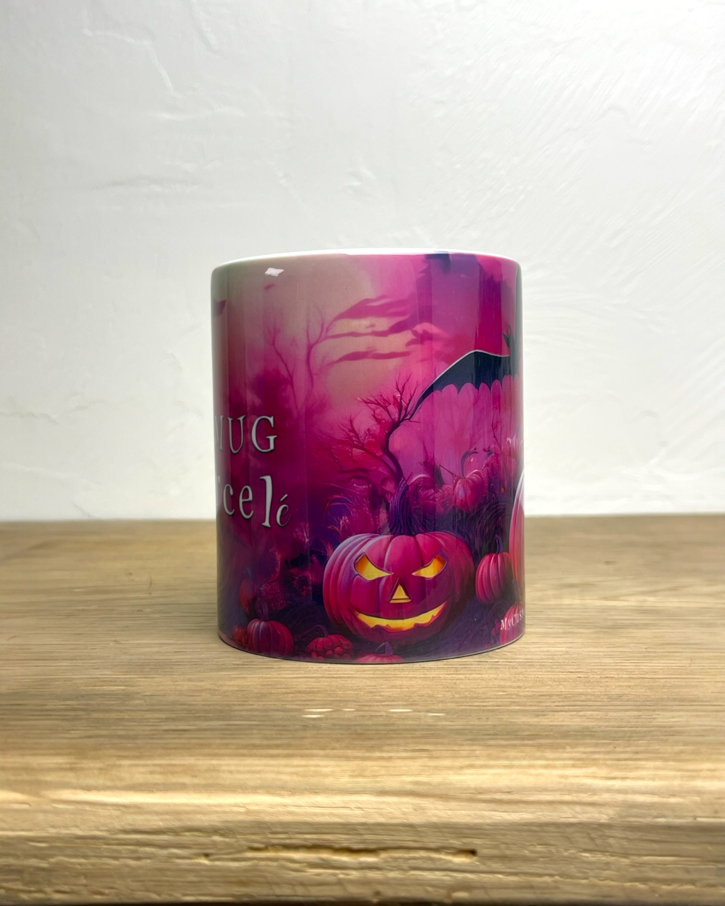 Mug en céramique 330ml, mon mug ensorcelé, Halloween, personnalisable