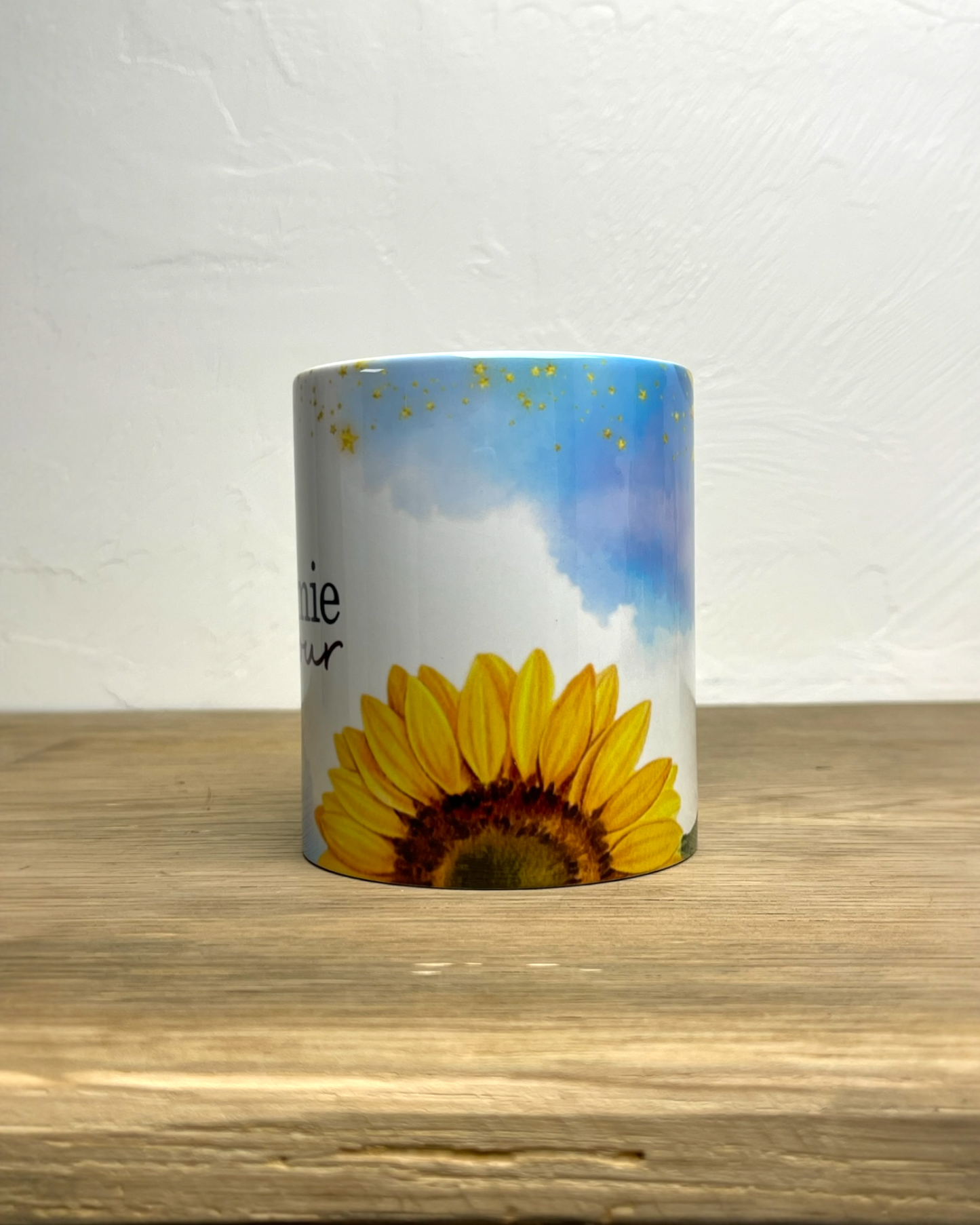 Mug en céramique 330ml, mamie d’amour tournesol, personnalisable